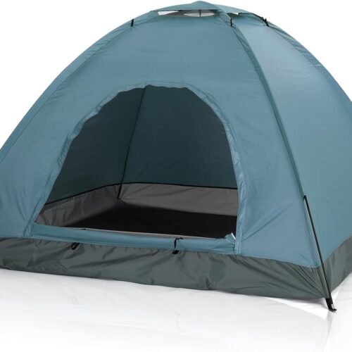 Dome Tent with 180T Silver Coated Polyester and Carry Bag