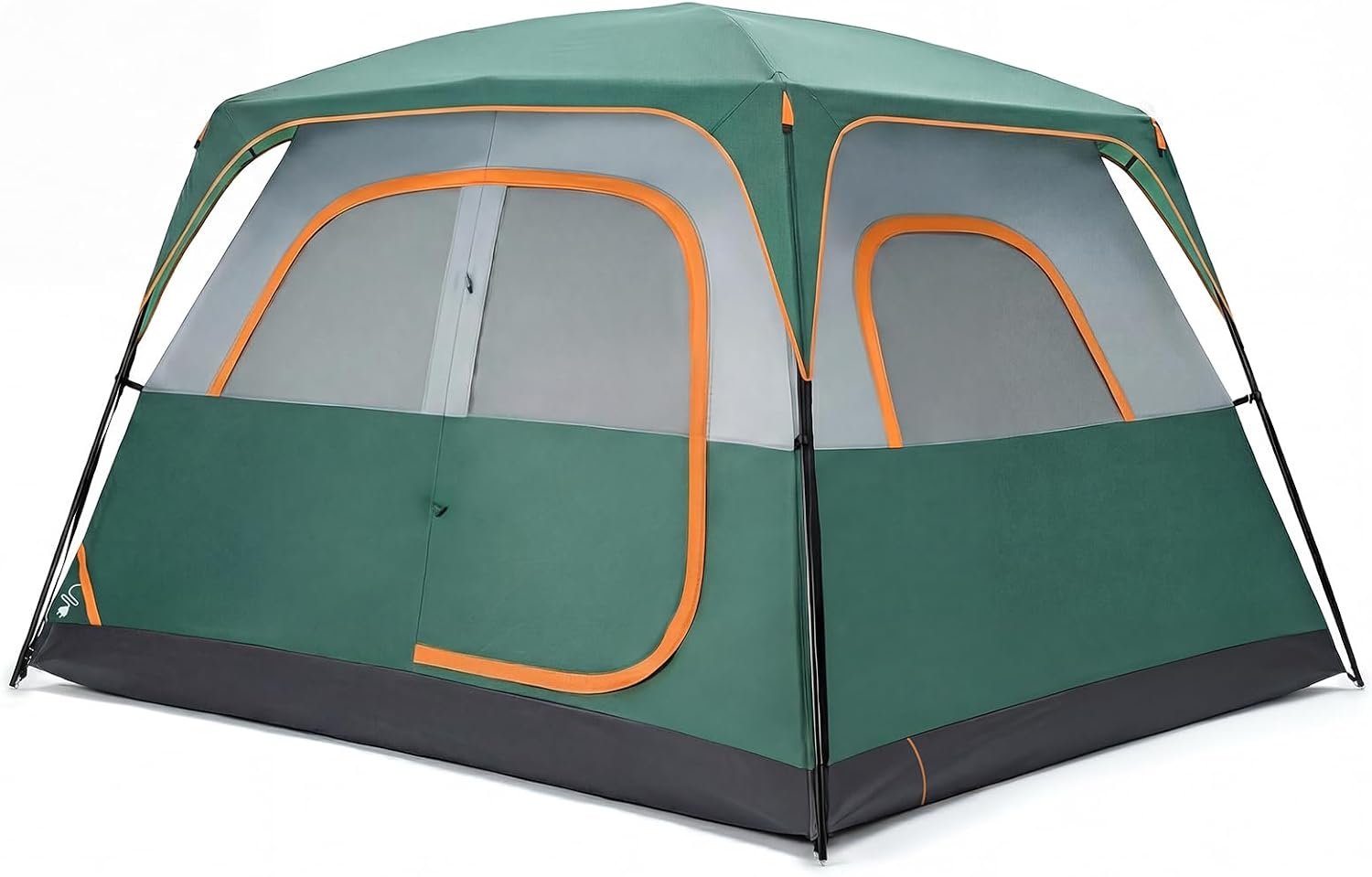 6 Person Double Layer Tent with 6 Mesh Panels and Sealed Seams