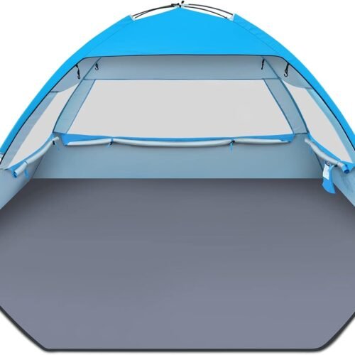Beach Tent with Silver Coating and 4 Sided Ventilation
