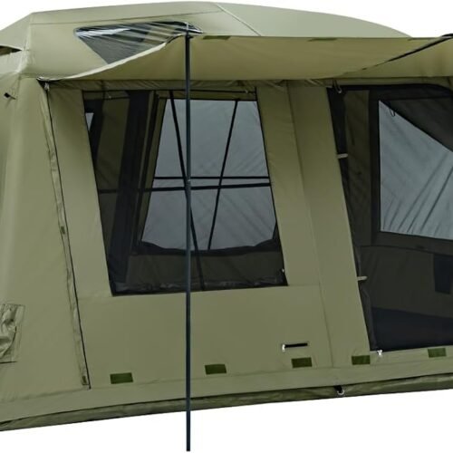 Inflatable Tent with Stove Jack Skylights and 50 sq ft Awning