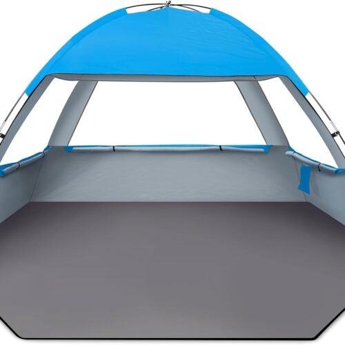 Lightweight Beach Tent with 190T Silver Coated Polyester