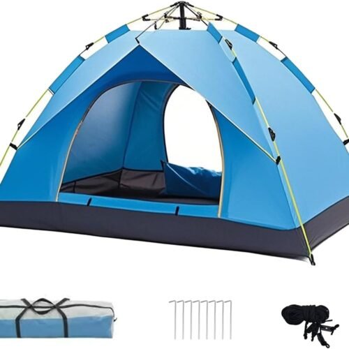 Automatic Pop Up Tent with Waterproof Outer Layer and Metal Brackets