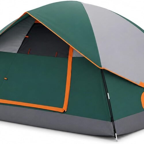 2 Person Dome Tent with Mesh Door and Floor Vent