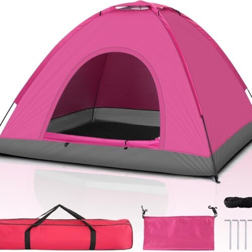 3 to 4 Person Lightweight Tent with 170T Polyester and Oxford Base