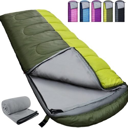 0 Degree Sleeping Bag with 550GSM Cotton and Zip Together Design