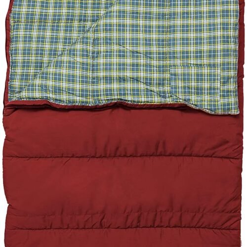 Sleeping Bag with Interior Phone Pocket and Two Way L Zip